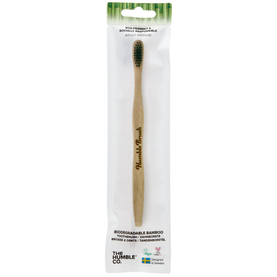 Humble Brush Flat Curved Adult Medium Mix