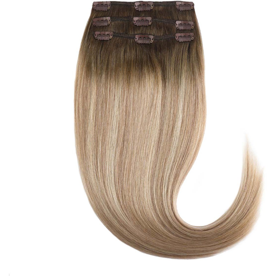 Rapunzel of Sweden Clip-on set 3 pieces 30 cm Dark Ashy Blonde Balayag