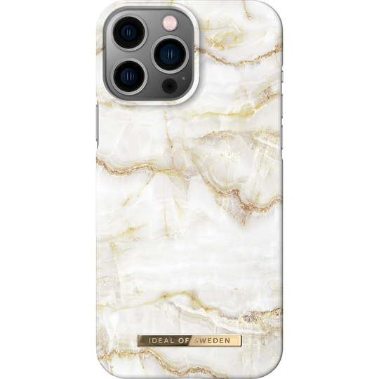 iDeal of Sweden iPhone 13 Pro Max Fashion Case Golden Pearl Marble