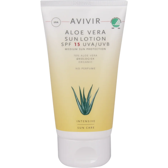 Avivir Aloe Vera Sun Lotion SPF 15 UVA+UVB, 150 ml Avivir Solskydd & Solkräm