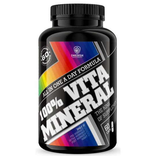 Swedish Supplements Vitamineral 100% 60Caps ml