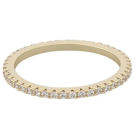 Bree ring gold/clear, Snö of Sweden Ringar