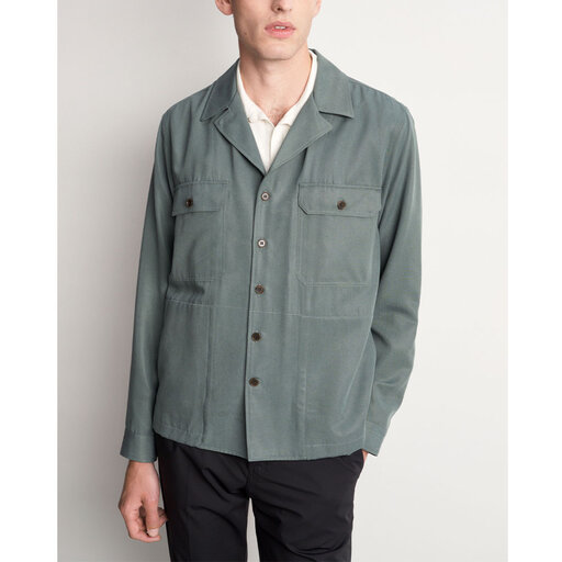 FRENCESCO shirt stand-up collar