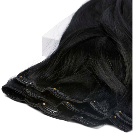 Rapunzel of Sweden Clip-on set 7 pieces 30 cm 1.0 Black