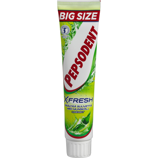 Pepsodent X-fresh Limemint 125 ml