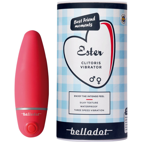 Belladot Ester Klitorisvibrator Röd
