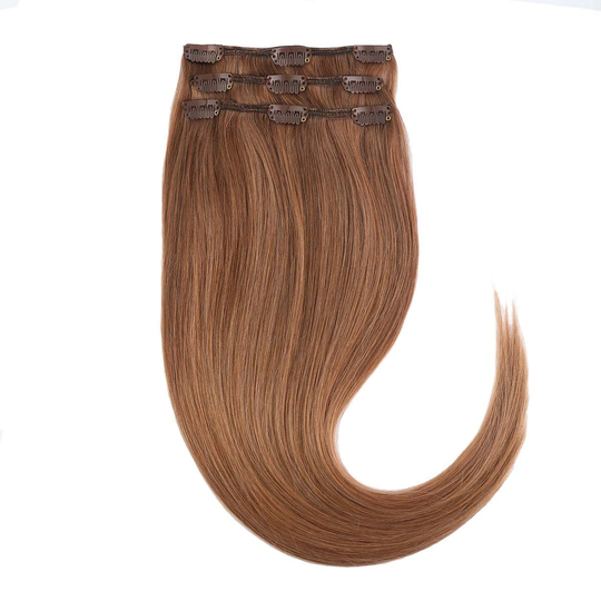 Rapunzel of Sweden Clip-on set 3 pieces 30 cm Sunset Red ColorMelt C6.
