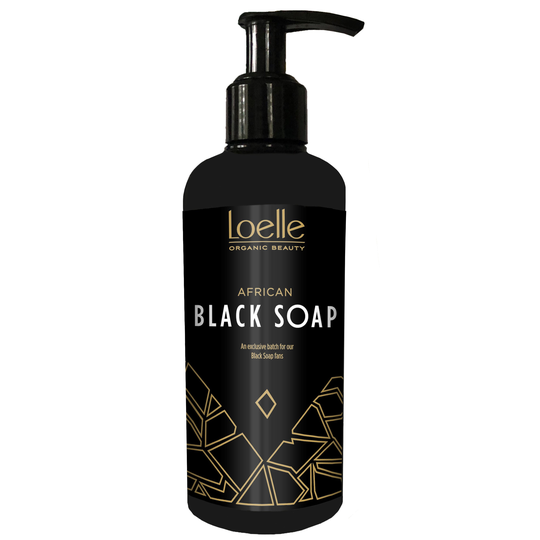 Loelle African Black Soap Liquid 250 ml