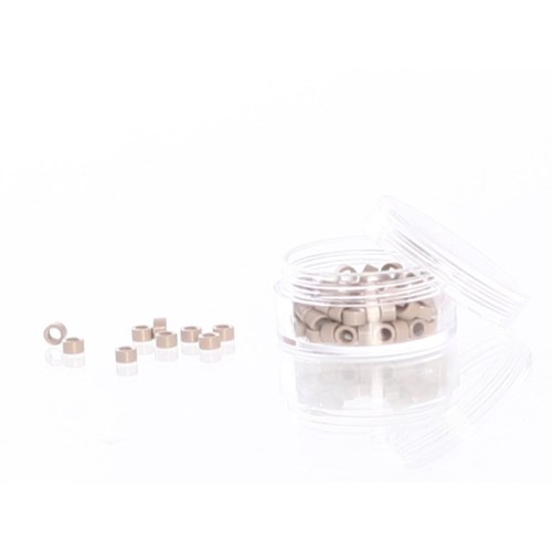 Rapunzel of Sweden Microrings - 100 pcs Natural Brown
