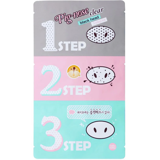Holika Holika Pig Nose Clear Blackhead 3-Step Kit, Holika Holika K-Beauty