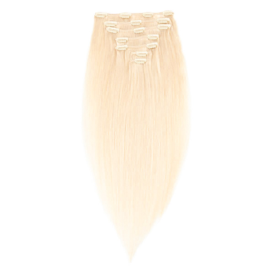 Rapunzel of Sweden Clip-on set Original 7 pieces 30 cm 8.0 Light Golde