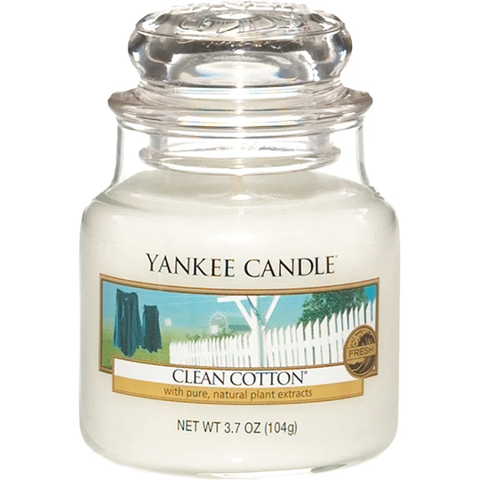 Clean Cotton, 104 g Yankee Candle Doftljus